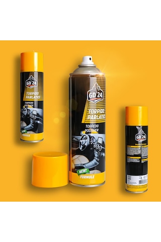 Gd 24 Torpido Parlatıcı & Plastik Parlatıcı Bakım Spreyi 500 Ml - Solmuş Yüzeyleri Canlandırın 500 Ml