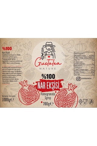 Gustolea Nature Nar Ekşisi 700 G