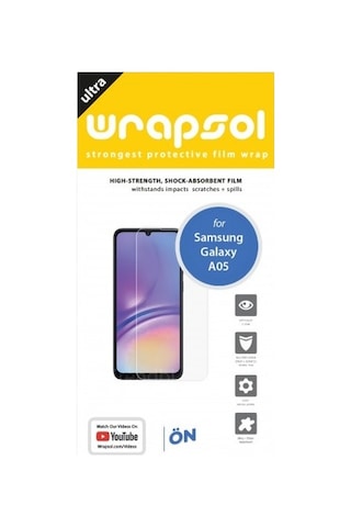Samsung Galaxy Uyumlu A05 Ekran Koruyucu Poliüretan Film