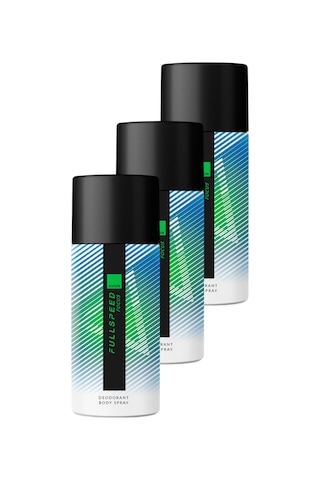 Full Speed Focus Erkek Sprey Deodorant 150 Ml. Üçlü Paket
