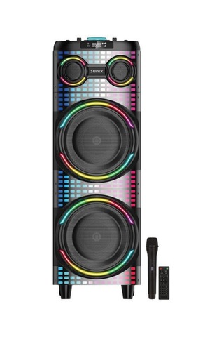 Sunix 100w 8000 Mah Çift Mikrofonlu Kumandalı 107cm Bluetooth Hoparlör Bts-320