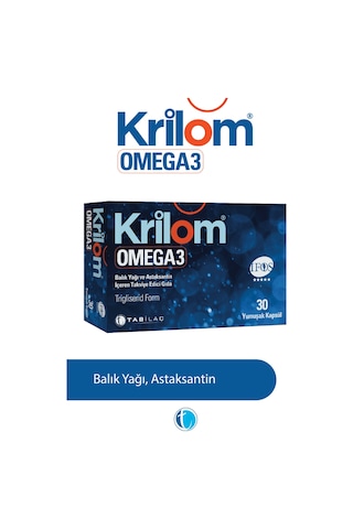 Krilom Omega-3 30 Yumuşak Kapsül