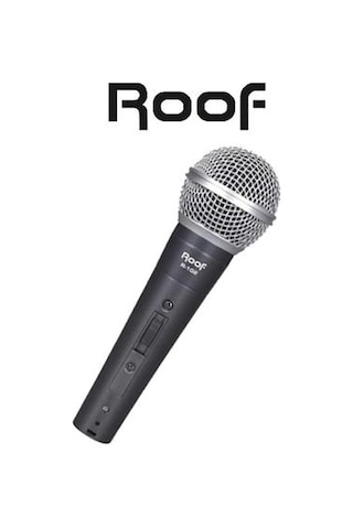 El Mikrofonu Kablolu Dinamik Roof R-102 Çok Renkli El Mikrofonu Kablolu Dinamik Roof R-102 Çok Renkli