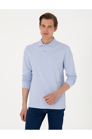 Pierre Cardin Erkek Açık Mavi Sweatshirt 50314048-vr003 Açık Mavi