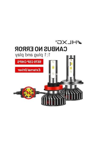 Flybuy Hlxg H7 H4 5570 Çip 300w Otomatik Led Far H8 H9 H11 H1 4300k 12