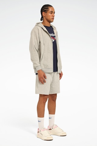 Reebok New Id Reg Fz Gri Erkek Eşofman Üstü Gri-kırmızı