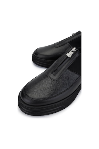 Rossi Erkek Deri & Tekstil Siyah Casual Ayakkabı 668 1292k Erk Ayk Sk24-25 Nero Siyah