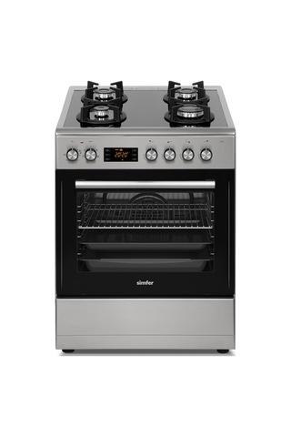 Simfer 1226 Tam Boy Fırın 4G Cam Yüzey Turbo 7 Fonksiyon + Grill
