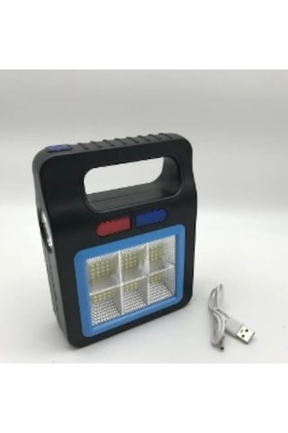 Polizei P-605-6 Çakarlı Güçlü Fener Ve Işıldak