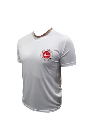Yiğitspor Kickboks Tişörtü Beyaz & Kıckboks Tişörtü & Kıck Boks Tişört