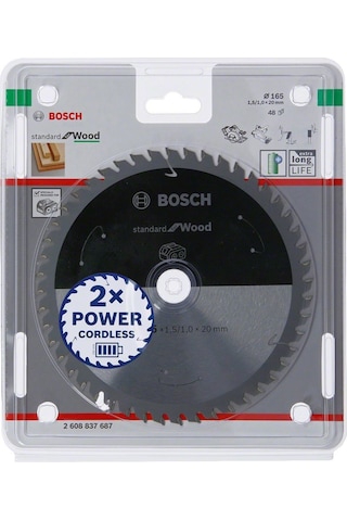 Bosch SDW Daire Test. Bıç. 165x20 mm 48 D E/C - 2608837687