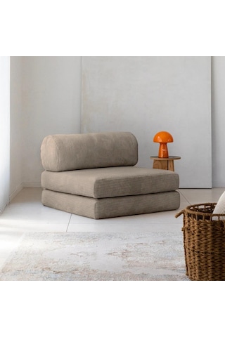 Modüler Legom Tekli Koltuk Sütlükahve