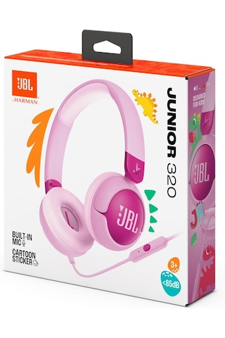 Jbl Jr320 Kablolu Kulaküstü Çocuk Kulaklığı, Mor