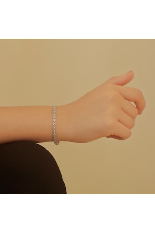 Lova 0,39 Karat Pırlanta Su Yolu Bileklik - 4070007