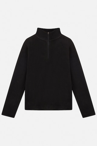 Urbanwild Polar Yarım Fermuarlı Siyah Siyah