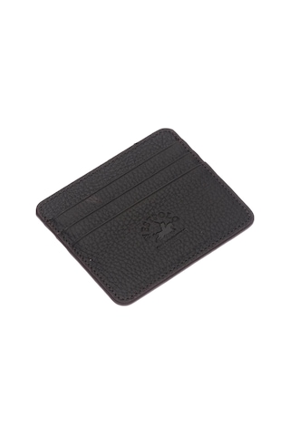 Westpolo Unisex Süper Slim Para Bölmeli Hakiki Deri İnce Kartlık Cüzdan 6 Bölmeli - 49mat Kahverengi