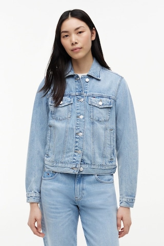 Tommy Hilfiger Kadın Klasik Trucker Denim Light Ceket Ext Cj8019-16390 Mavi