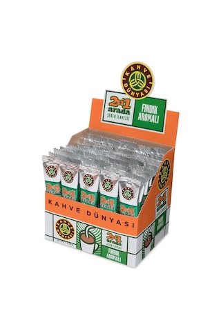 Kahve Dünyası 2si1 Arada Fındık Aromalı Kahve 4'lü 40 x 12 G