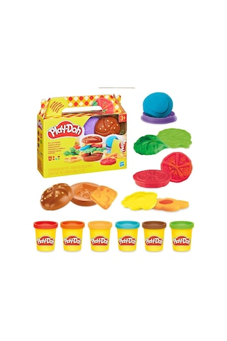 Play Doh Yiyecek Şekilleri Oyun Hamur Seti G1609 G1614 Izgara renkli
