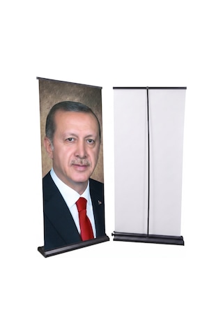 Cumhurbaşkanı Poster Baskılı Pro Roll Up Banner 100x200cm No:3 Diğer