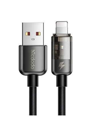 Mcdodo Ca-3140 Lightning Led Işıklı Power Off 3a Hızlı Data Şarj Kablosu