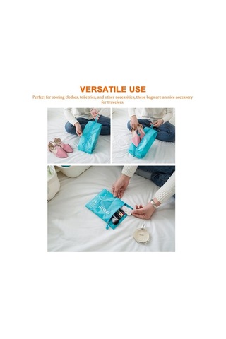 Yulong 7 Parça Seyahat Organizasyon Depolama Torbaları Seti Yeşil