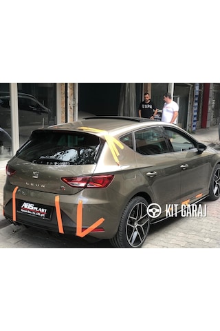 Seat Leon Mk3 2012-2020 Spoiler Plastik Boyalı