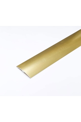 Kapı Eşik Profili Parke Kapı Altı Çıtası Yapışkanlı Alüminyum Altın Rengi Gold 90cm