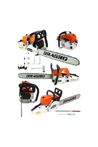 Dragro DRG-TSTR9900 9.9 HP Benzinli Ağaç Kesme Makinesi Turuncu