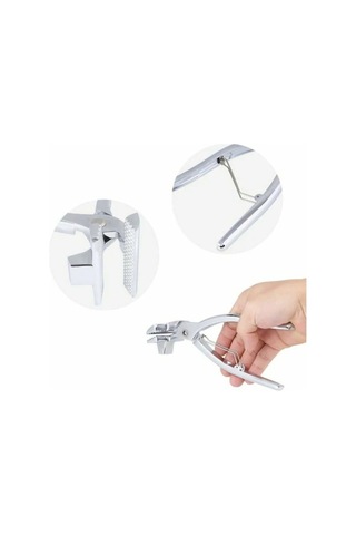 Singree Profesyonel Çinko Alaşımlı Tuval Germe Penseleri - Geniş Ağızlı, Kaymaz Çene