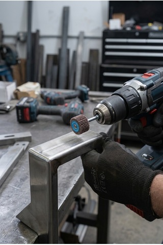 30x20 Zımpara + 30x30 Mm Skoç Seti 2 Adet Matkap Ucu Temizleme Ve Parlatma Mopu