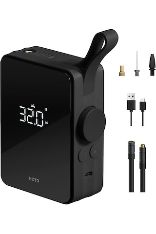 Hoto Taşınabilir Elektrikli Lastik Şişirme Cihazı Qwcqb001