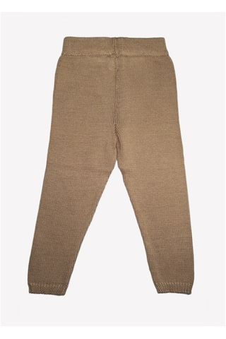 Ozmoz Unisex Çocuk Organik Pamuk Triko Kahverengi Pantolon