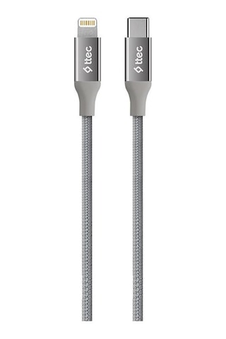 Ttec AlumiCable Type-c Lightning Hızlı Şarj Kablosu 150cm 2DK41UG Uzay Grisi