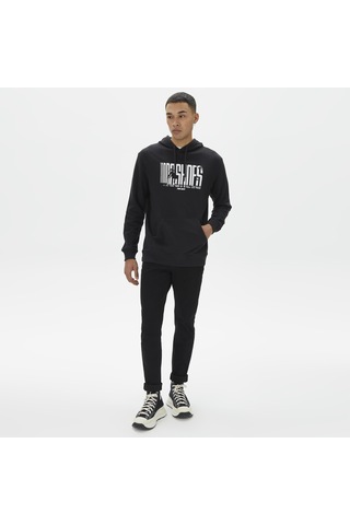 Dc Shoes Dc On The Grind Ph Erkek Siyah Hoodie Düz Adysf03110 Siyah