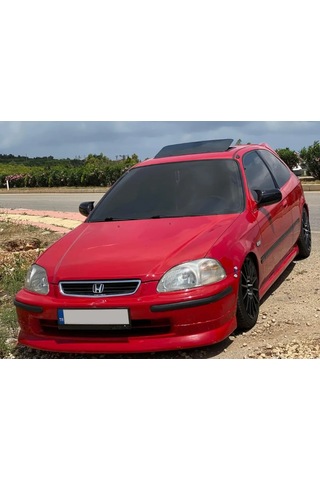 Honda Civic Ies Ek Batman Yarasa Ayna Kapağı Parlak Siyah Abs 1996 1997 1998 1999 2000