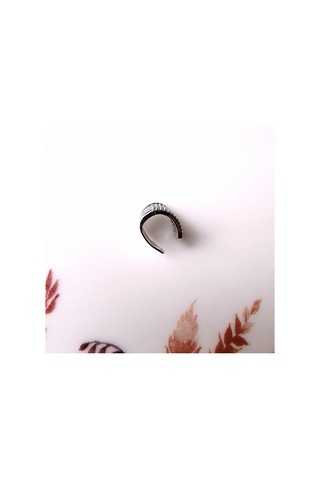 Çoklu Earcuff Gümüş Renkli Sıkıştırmalı Kıkırdak Küpesi Renkli