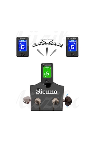 Akort Cihazı Akort Aleti Tuner Saz Gitar Keman Ukulele Akort Aleti