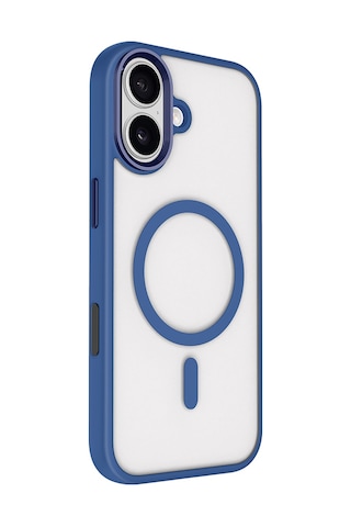 Rba Aksesuar Apple Uyumlu iPhone 17 Kılıf Wireless Şarj Özellikli Zore Krom M-safe Silikon Kapak - Turuncu Turuncu