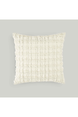 Linens Boho Kırlent Kılıfı 45x45 Cm Bej