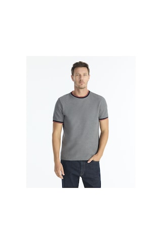 Yargıcı Regular Bisiklet Yaka Kısa Kol T-shirt 25kets9002x 005 Gri