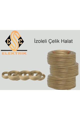 3mm Pvc İzoleli Çelik Halat 200 Metre