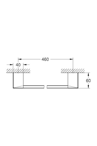 Grohe Selection Cube Uzun Havluluk - 40767000 Krom