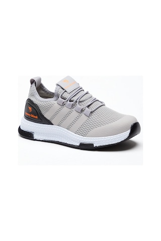 Tonny Black Rahat Kalıp Şeritli Bağcıklı Çocuk Unisex Füme Spor Ayakkabı Tbqnt-3 Füme
