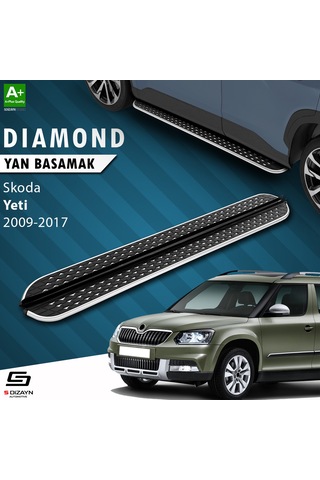 S-dizayn Skoda Yeti Diamond Krom Yan Basamak 173 Cm 2009-2017