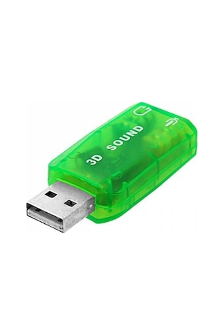 Platoon PLH-112 USB Ses Kartı Yeşil