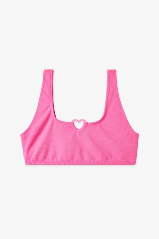 Penti Açık Pembe Kız Çocuk Daisy Halter Bikini Takımı