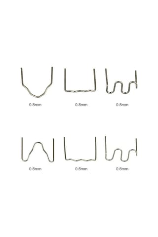 Pazly 1000 Adet Tungsten Çelik Plastik Kaynak Teli - Profesyonel Otomobil Tampon Tamir Çözümü