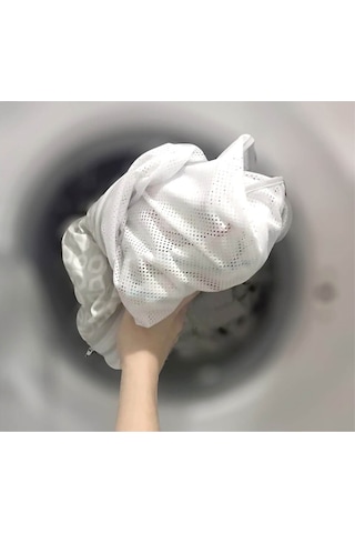 Welcomebaby Babyjem Kirli Torbası & Çamaşır Yıkama Torbası Beyaz