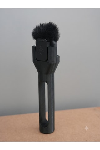 Djı Mic 3 El Tipi Mikrofon Tutucu Ergonomik Röportaj Ve Video Aparatı - Uzun Model 20 Cm